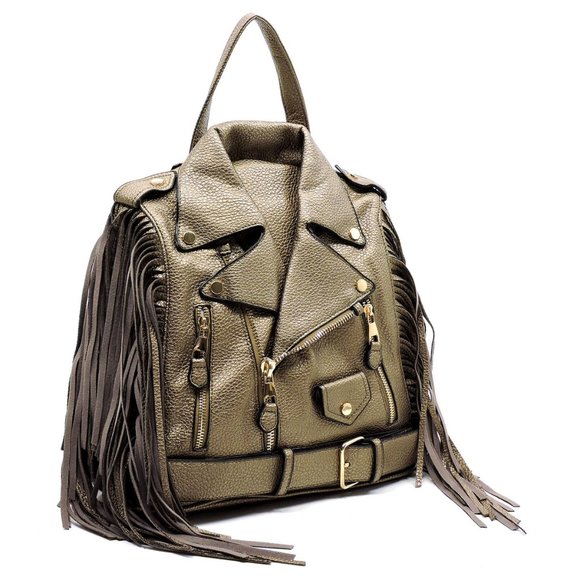 Motorcycle Jacket Backpack- Deep Bronze main image 4